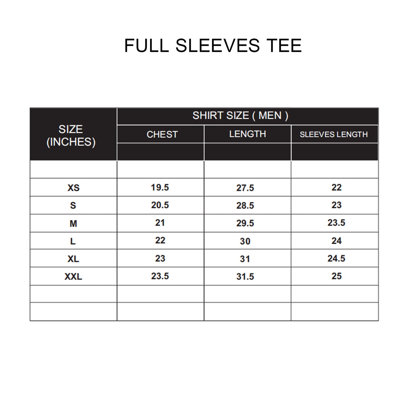 Custom Men Full Sleeves Tee Solid Design - Personalized Tees
