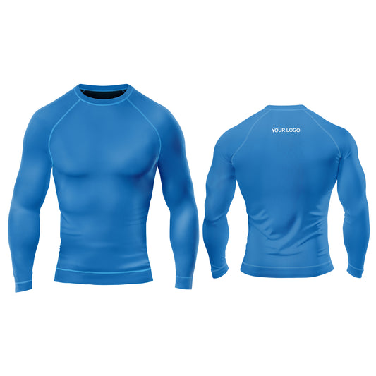 Custom Rash Guard – Solid Color Design – Personalized Gear