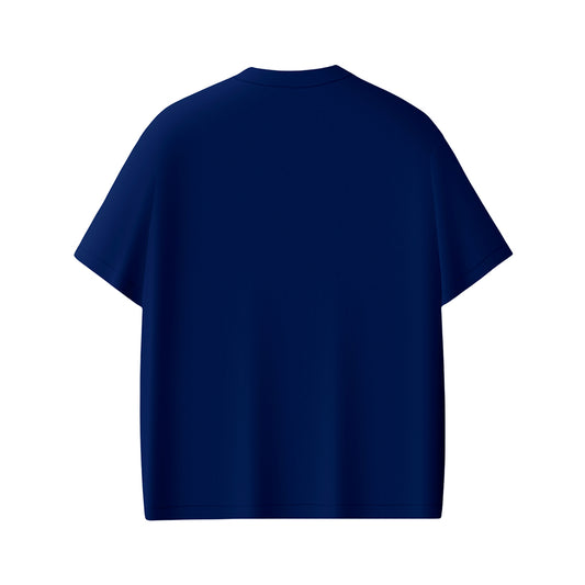 Custom Women Drop Shoulder Tee Solid Color Personalized Top