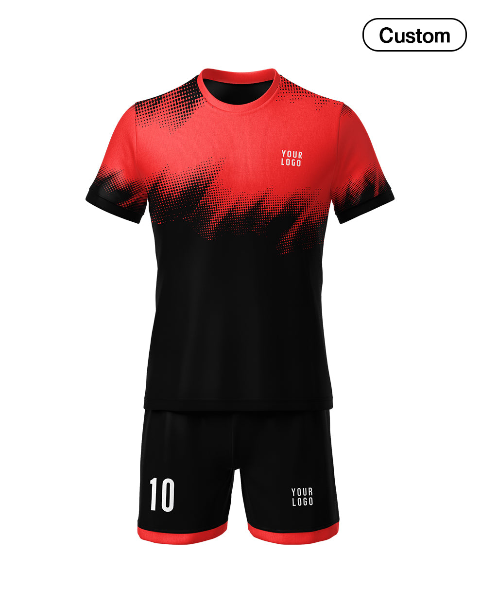 Custom Soccer Uniform – Abstract Design – Personalized Uniform