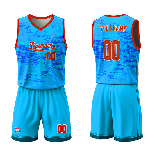 Custom Basketball Uniform - Abstract Grunge - Personalized Gamewear