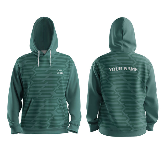 Custom Hoodie – Geometrical Design – Personalized Pullover