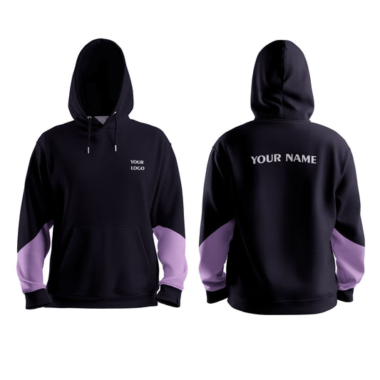 Custom Hoodie - Sleeve Patch Design - Personalized Sweatshirt