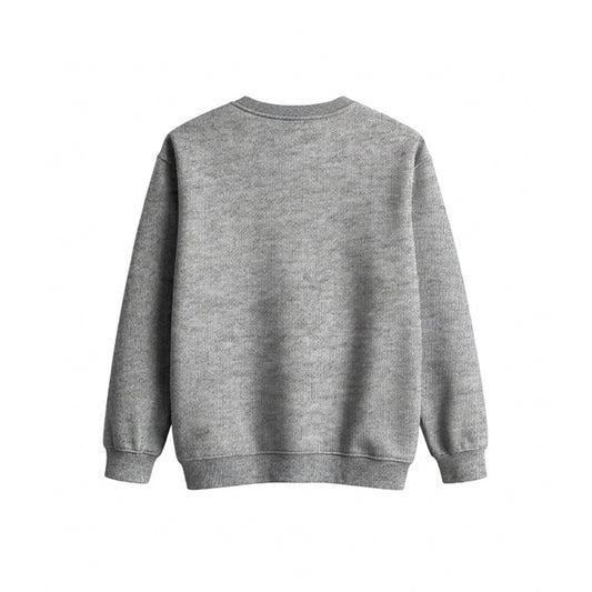 Custom Girls Sweatshirt - Solid Design Personalized Crewneck