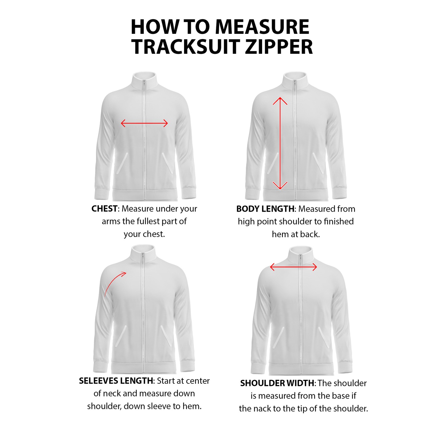 Custom Zip-Up Jacket - Raglan Tri-Color Panel - Personalized