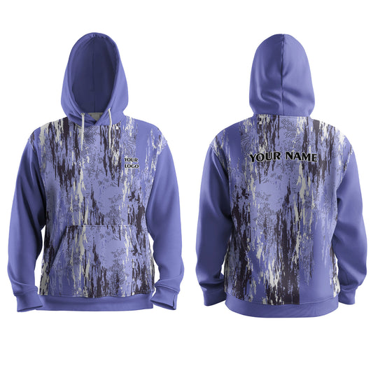 Custom Hoodie - Abstract Camo Design - Personalized Sweatshirt