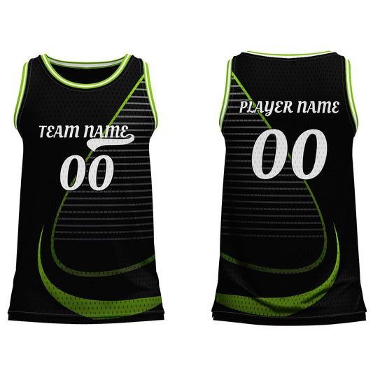 Custom Basketball Tank Top – Abstract Accent – Personalized Jersey
