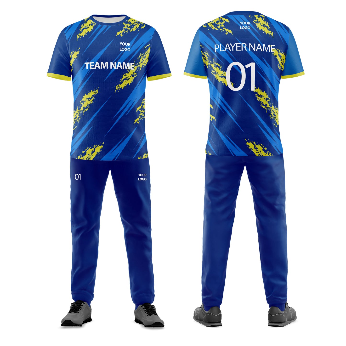 Custom Cricket Uniform - Accent Design - Personalized Uniform