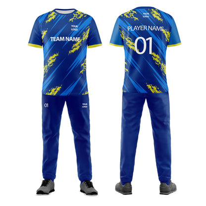 Custom Cricket Uniform - Accent Design - Personalized Uniform