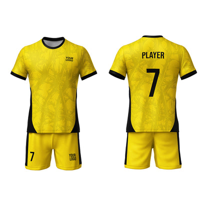 Custom Soccer Uniform - Seamless Thornvine Design - Personalized