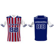 American Football Jerseys – Striped Custom Logos & Team Colors