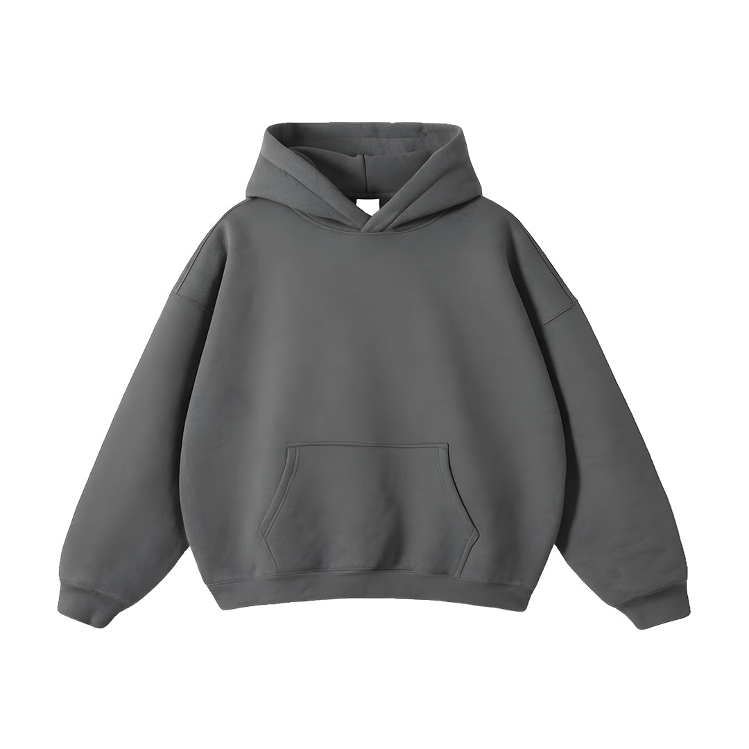 Custom Basic Hoodie - Solid Design - Personalized Pullover
