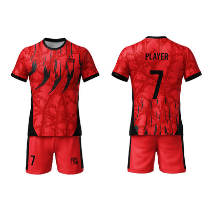Custom Soccer Uniform - Thornvine Claw Design - Personalized Kit