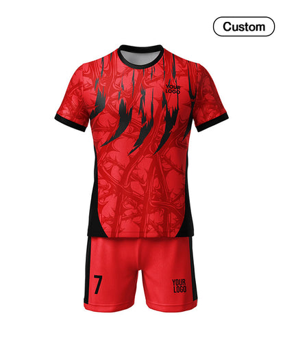 Custom Soccer Uniform - Thornvine Claw Design - Personalized Kit