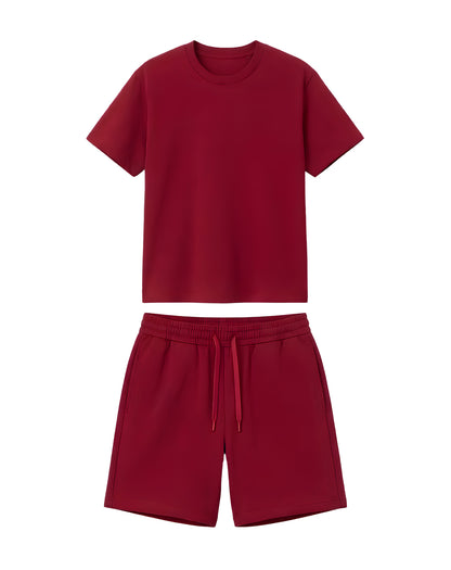 Custom Men Co-ord Set - Solid Color - Personalized Outfit