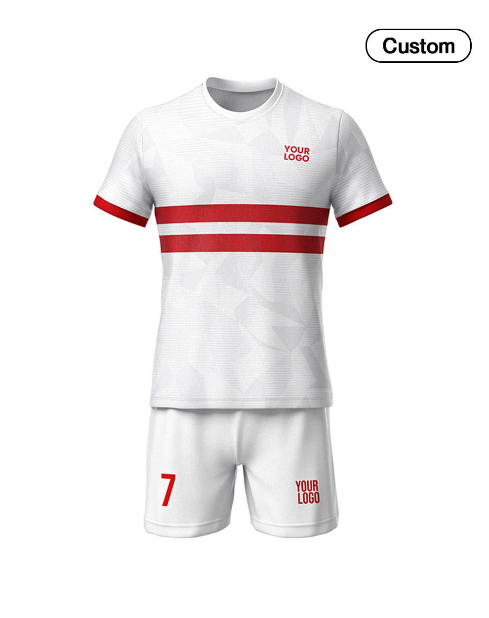 Custom Soccer Uniform - Abstract Stripe - Personalized Uniform