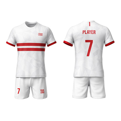 Custom Soccer Uniform - Abstract Stripe - Personalized Uniform