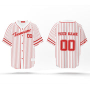 Baseball Jerseys – Striped Custom Logos & Team Colors