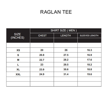 Custom Men Half Sleeves Raglan - Solid Color Design - Personalized Top