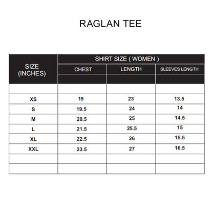 Custom Women Raglan Half Sleeves - Solid Color - Personalized Tee
