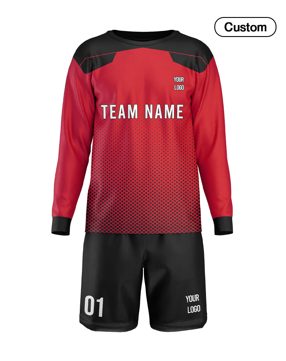 Customizable Soccer Goalkeeper Uniform