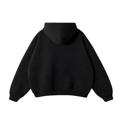Custom Men Oversized Hoodie - Solid Color Personalized Pullover