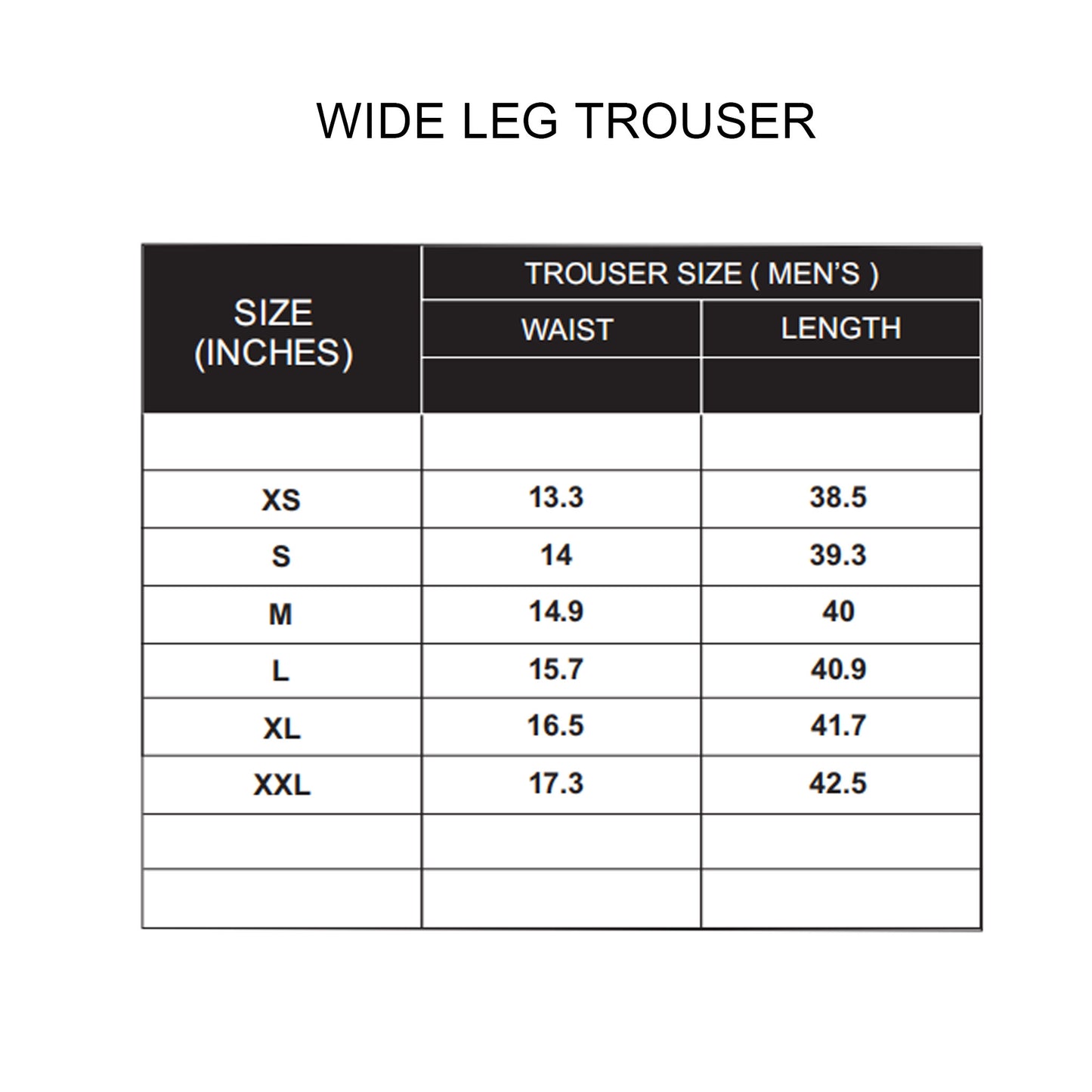 Custom Men Wide Trouser - Solid Design Personalized Bottoms