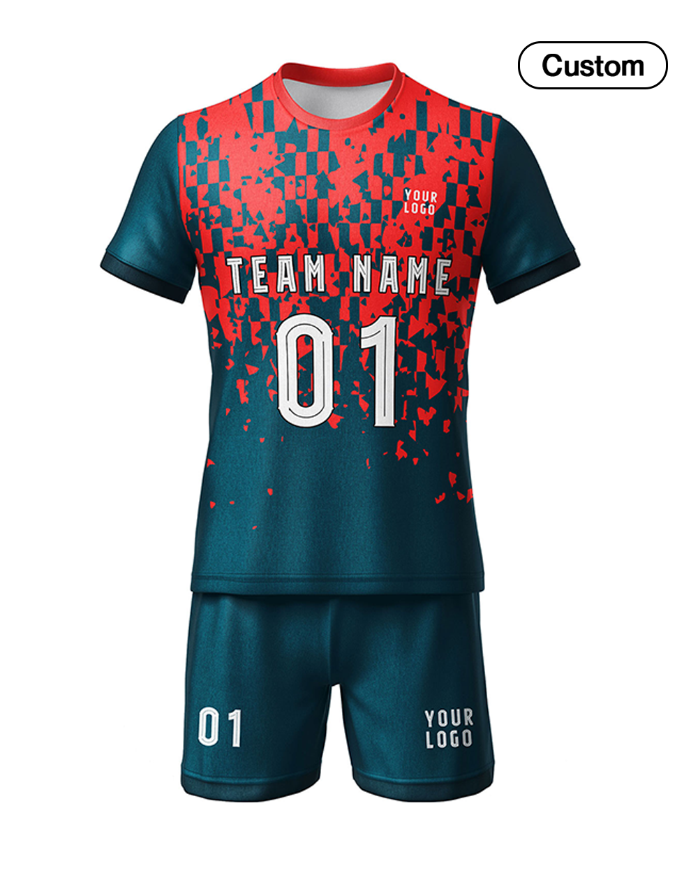 Custom Soccer Uniform – Pattern Design – Personalized Team Uniform