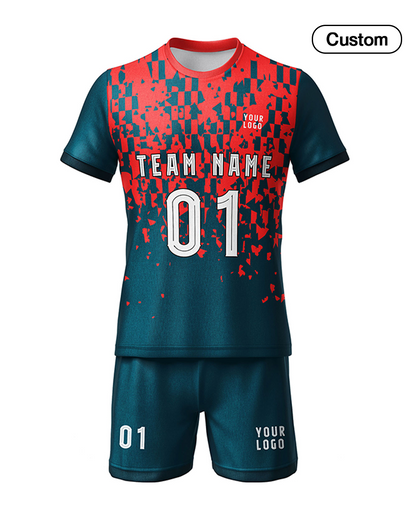 Custom Soccer Uniform – Pattern Design – Personalized Team Uniform