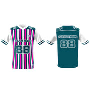 American Football Jerseys – Striped Custom Logos & Team Colors