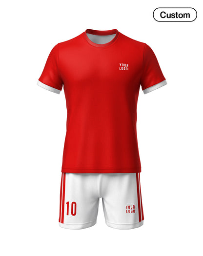 Custom Soccer Uniform – Solid Design – Personalized Kit