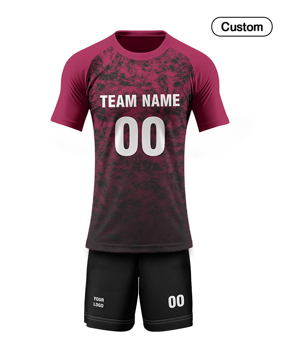 Custom Volleyball Uniform - Gradient Design - Personalized Kit