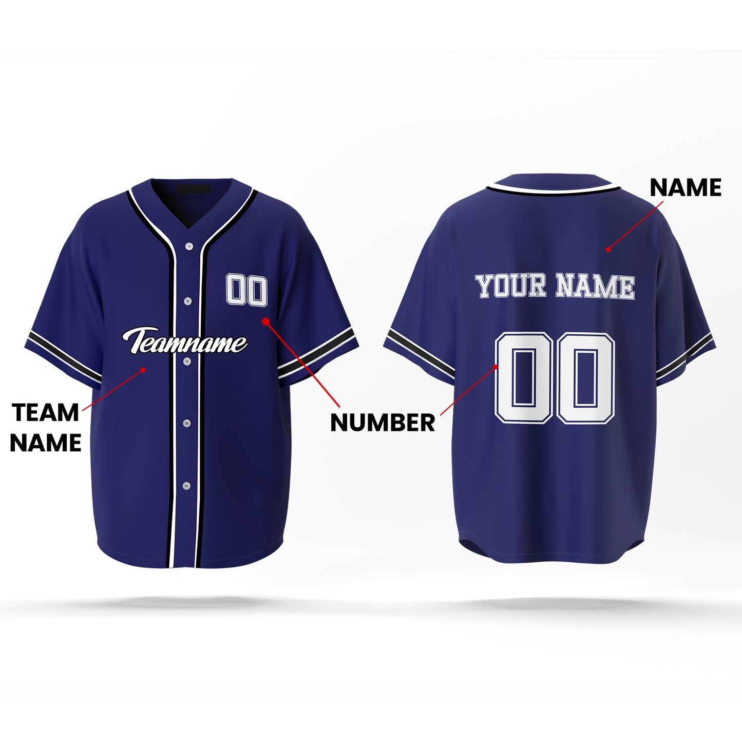Customizable Baseball Jersey