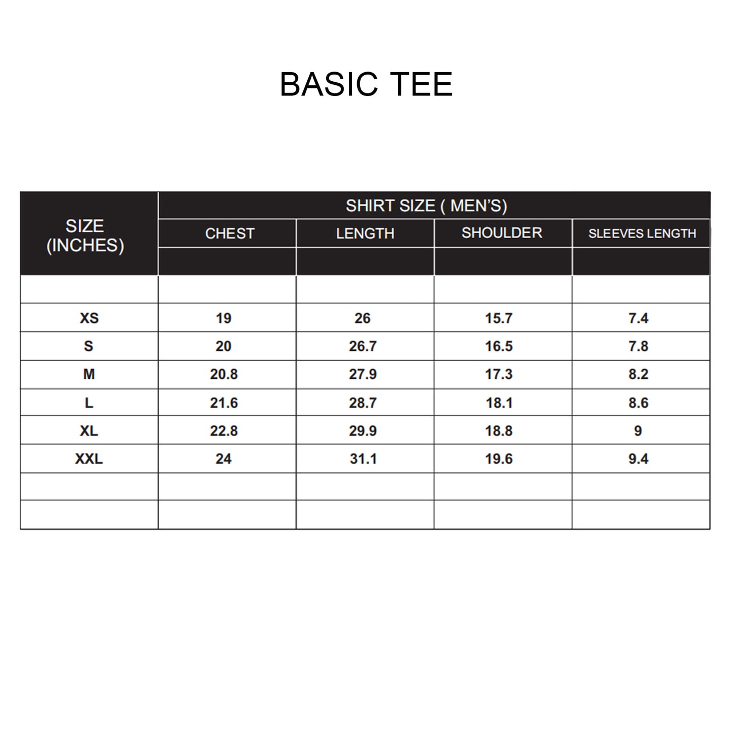 Uniform Package Tees