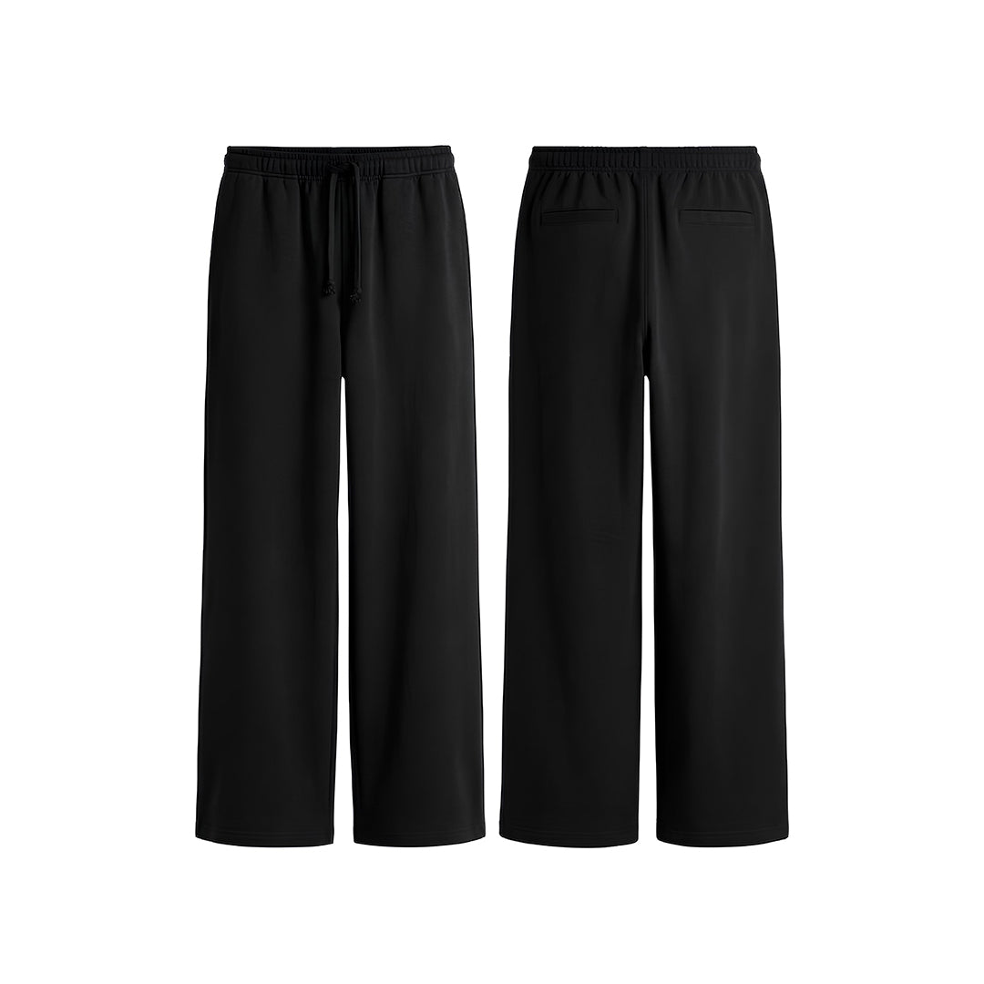 Custom Men Wide Trouser - Solid Design Personalized Bottoms