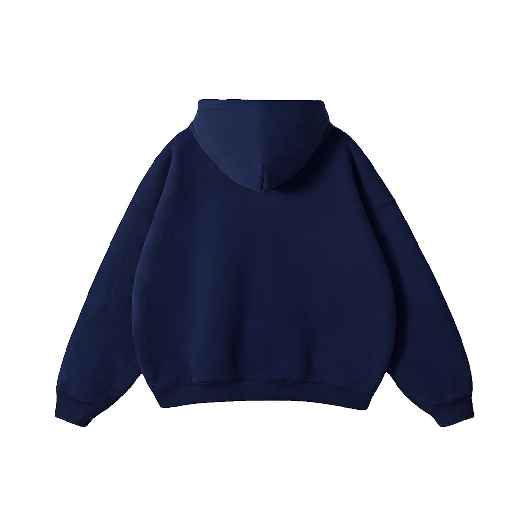 Custom Men Oversized Hoodie - Solid Color Personalized Pullover