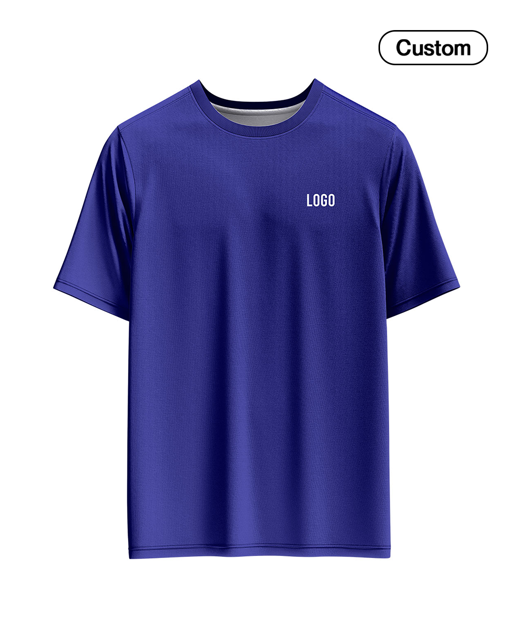 Custom Soccer T-Shirt – Solid Front, Pattern Back – Personalized Gear