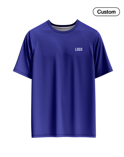 Custom Soccer T-Shirt – Solid Front, Pattern Back – Personalized Gear