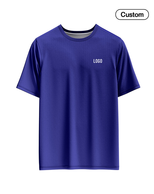 Custom Soccer T-Shirt – Solid Front, Pattern Back – Personalized Gear