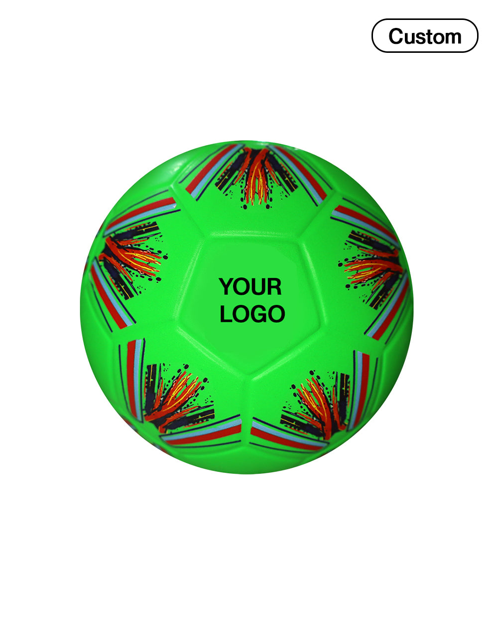 Custom Mini Soccer Ball - Multicolor Pattern - Personalized
