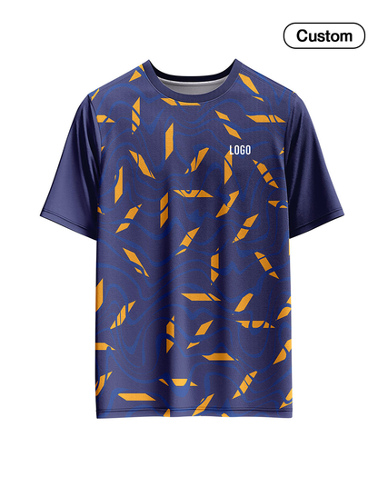Custom Soccer T-Shirt – Seamless Pattern – Personalized Gear