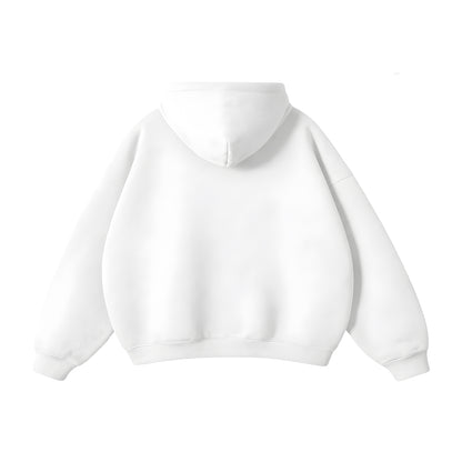 Custom Men Oversized Hoodie - Solid Color Personalized Pullover