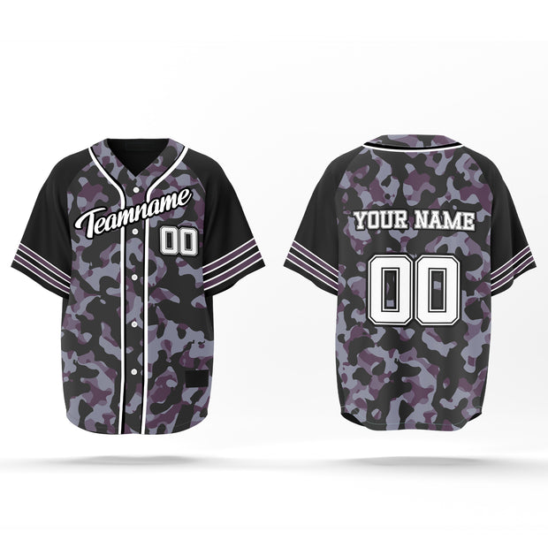 Baseball Jerseys – Camouflage Custom Logos & Team Colors