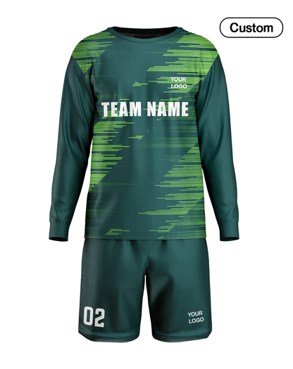 Custom Soccer Goalkeeper Uniform - Pattern Design - Personalized
