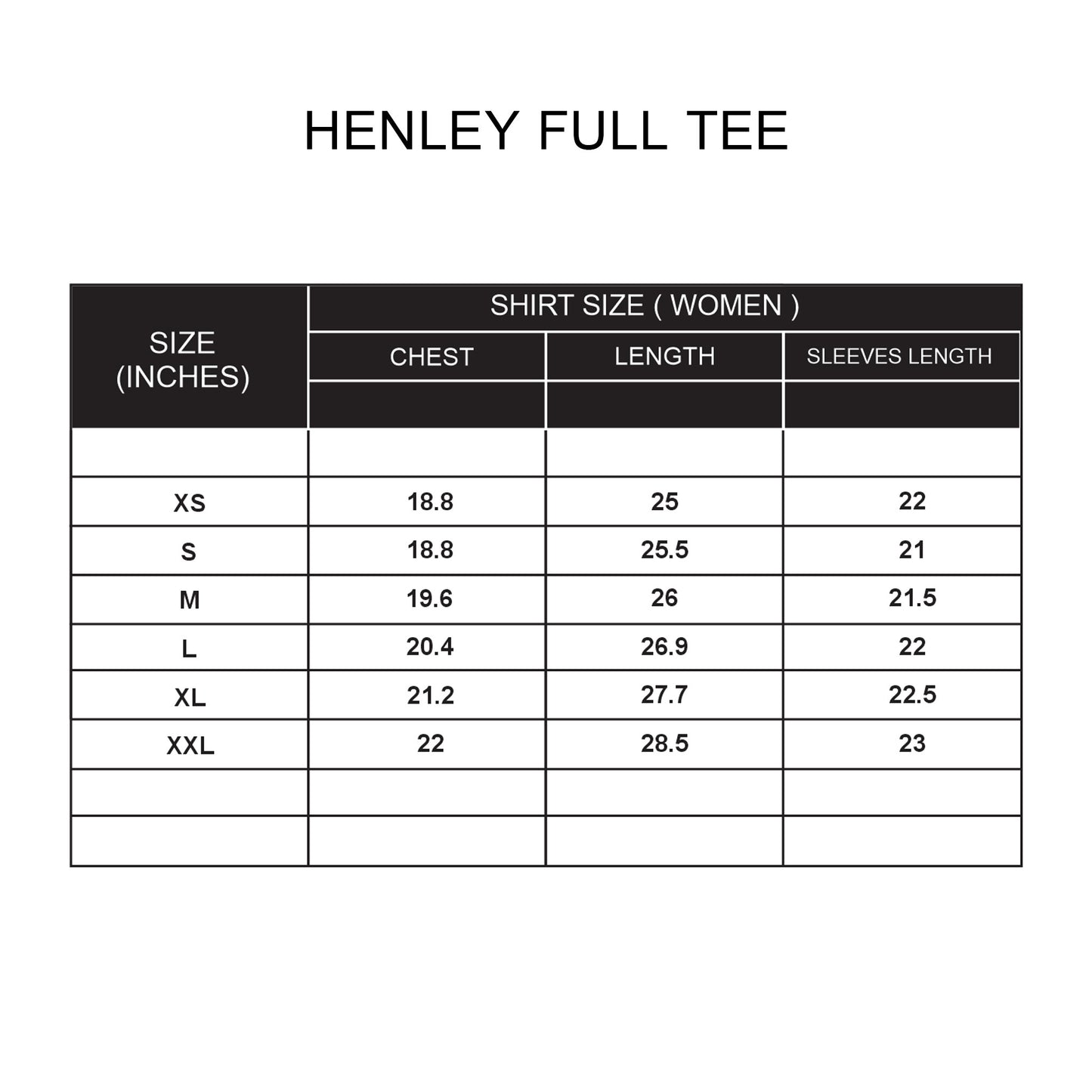 Custom Women Henley Full Sleeve - Solid Color - Personalized Tee