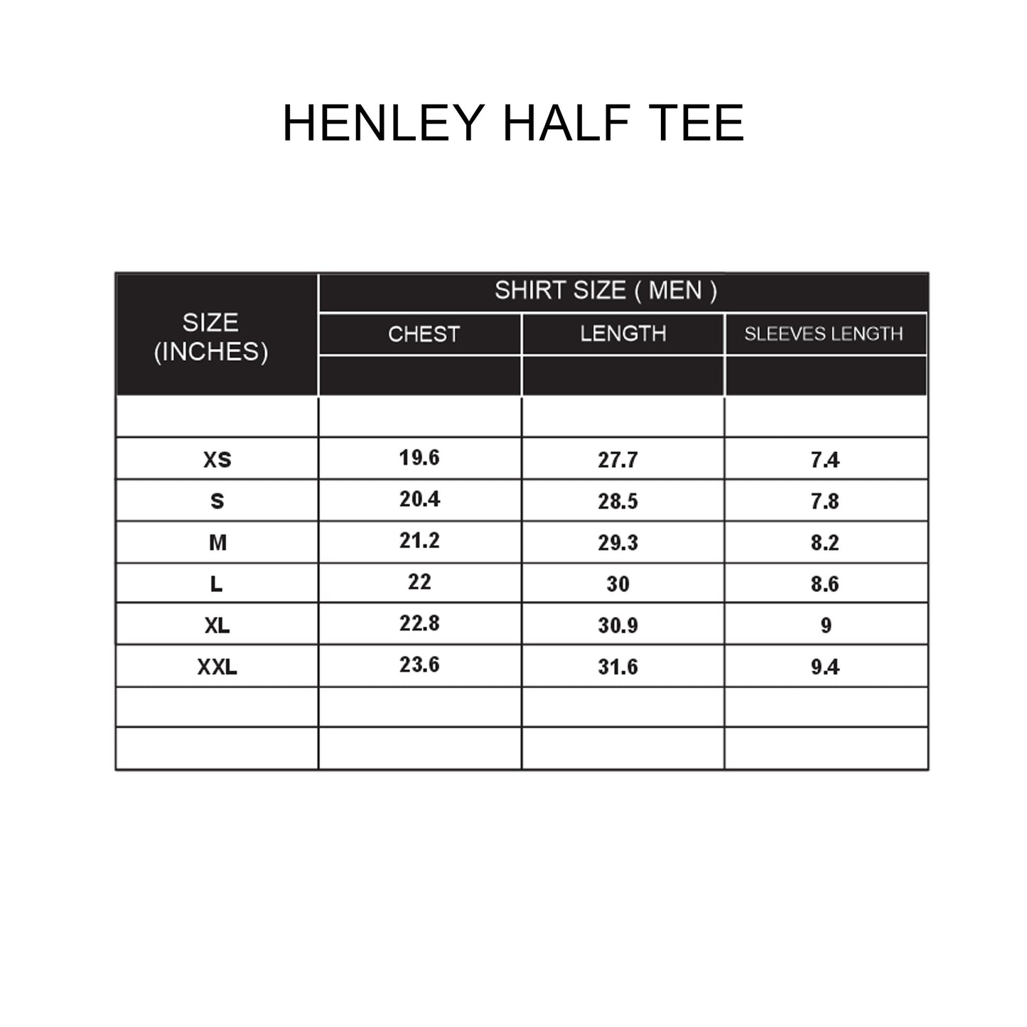 Custom Men Half Sleeves Henley - Solid Color Personalized Top