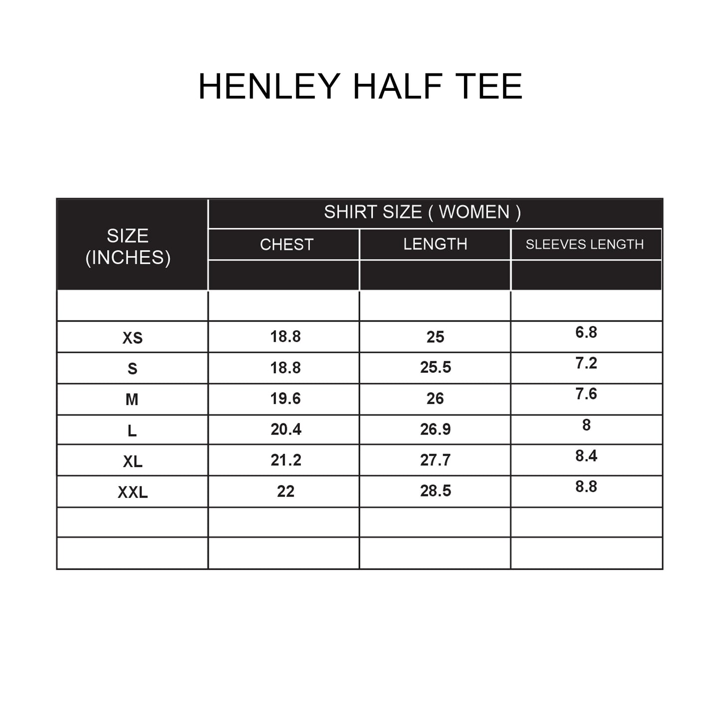 Custom Women Henley Half Sleeve - Solid Color - Personalized Tee