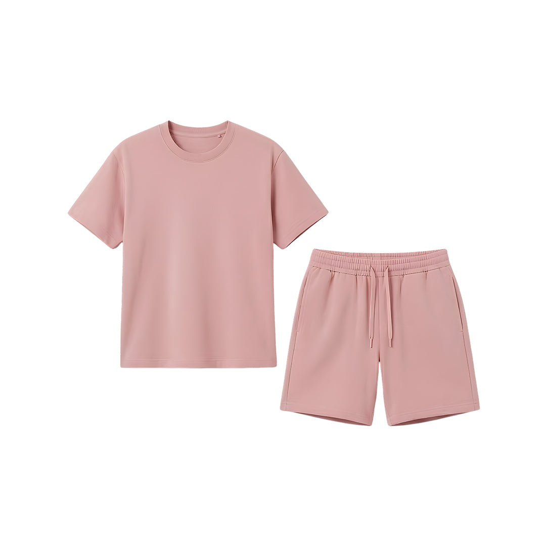 Custom Girls Shorts & Tee Set - Solid Color Personalized Kit