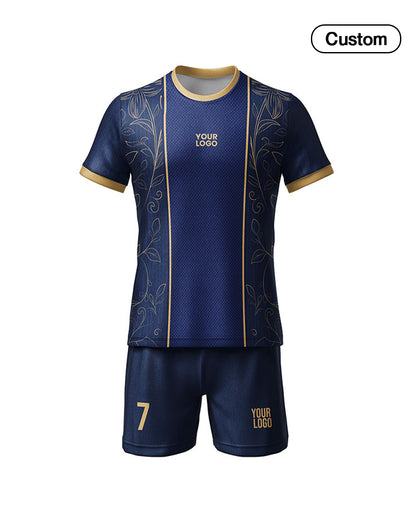 Custom Soccer Uniform - Wreath Design - Personalized Uniform