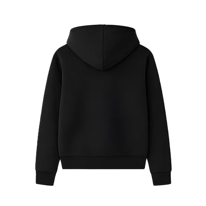 Custom Men Basic Hoodie - Solid Color Personalized Pullover